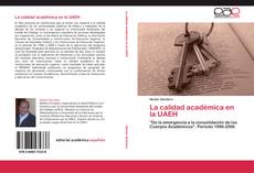 Capa do livro de La calidad académica en la UAEH 