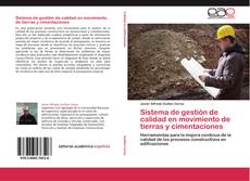 Buchcover von Sistema de gestión de calidad en movimiento de tierras y cimentaciones