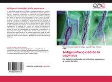 Capa do livro de Antigenotoxicidad de la espinaca 