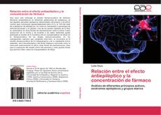 Couverture de Relación entre el efecto antiepiléptico y la concentración de fármaco