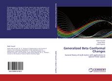 Buchcover von Generalized Beta Conformal Changes