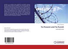 Capa do livro de To Prevent and To Punish 