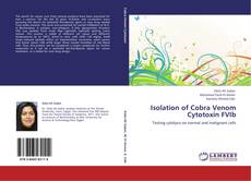 Bookcover of Isolation of Cobra Venom Cytotoxin FVIb