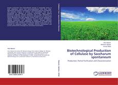 Capa do livro de Biotechnological Production of Cellulase by Saccharum spontaneum 