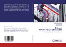 Обложка Internal  Whistleblowing Intentions