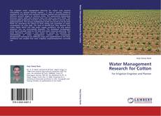 Water Management Research for Cotton kitap kapağı
