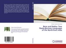 Capa do livro de Boro and Rabha: Two Tibeto-Burman Languages of the North-East India 