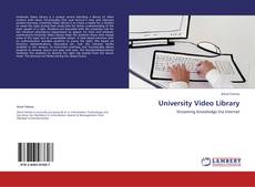 University Video Library kitap kapağı