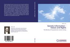 Buchcover von Genetic Information - Values and Rights
