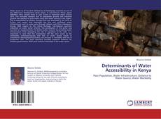 Buchcover von Determinants of Water Accessibility in Kenya