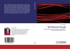 Capa do livro de Not Musical Enough 