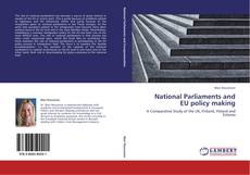 Copertina di National Parliaments and EU policy making