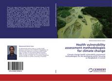 Portada del libro de Health vulnerability assessment methodologies for climate change