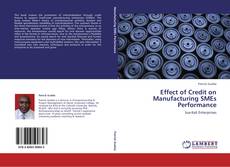 Portada del libro de Effect of Credit on Manufacturing SMEs Performance