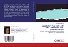 Vocabulary Acquisition In The Context Of Non-Systematic Input kitap kapağı