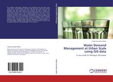 Buchcover von Water Demand Management at Urban Scale using GIS data