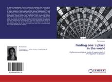 Buchcover von Finding one´s place  in the world
