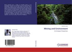 Couverture de Mining and Environment