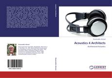 Portada del libro de Acoustics 4 Architects