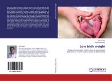 Bookcover of Low birth weight