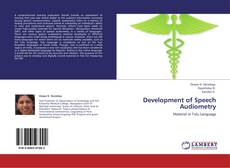 Capa do livro de Development of Speech Audiometry 