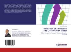 Validation of a Selection and Classification Model kitap kapağı