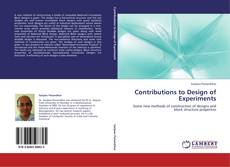 Bookcover of Contributions to Design of Experiments