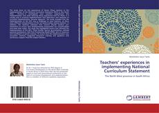 Buchcover von Teachers’ experiences in implementing National Curriculum Statement