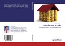 Capa do livro de Microfinance in India 