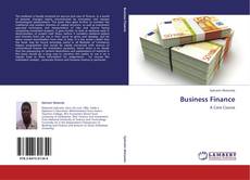Capa do livro de Business Finance 