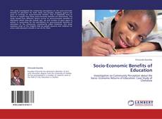 Capa do livro de Socio-Economic Benefits of Education 