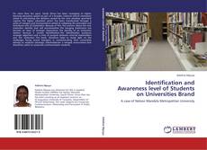 Capa do livro de Identification and Awareness level of Students on Universities Brand 