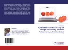 Capa do livro de Application and Accuracy of Image Processing Method 