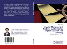 Quality Management System: Guidelines for Implementation and Auditing kitap kapağı