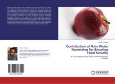 Contribution of Rain Water Harvesting for Ensuring Food Security的封面