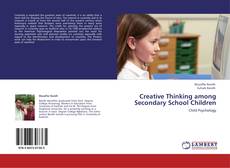 Capa do livro de Creative Thinking among Secondary School Children 