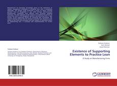 Buchcover von Existence of Supporting Elements to Practice Lean