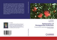 Copertina di Optimization of Pomegranate Production