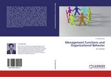 Bookcover of Management Functions and Organizational Behavior