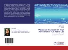 Couverture de Design and Analysis of High Performance Full Adder Cell