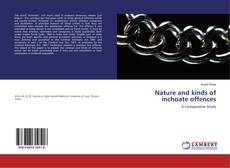 Buchcover von Nature and kinds of inchoate offences