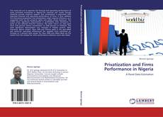 Privatization and Firms Performance in Nigeria kitap kapağı