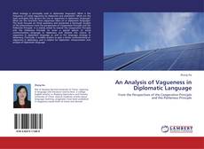 Capa do livro de An Analysis of Vagueness in Diplomatic Language 