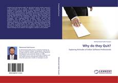 Bookcover of Why do they Quit?