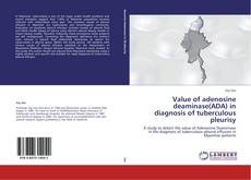 Value of adenosine deaminase(ADA) in diagnosis of tuberculous pleurisy kitap kapağı
