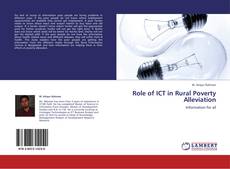 Buchcover von Role of ICT in Rural Poverty Alleviation