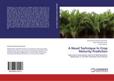 Buchcover von A Novel Technique In Crop Maturity Prediction