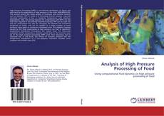 Portada del libro de Analysis of High Pressure Processing of Food