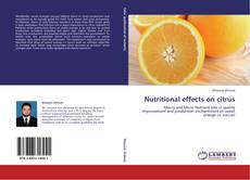 Обложка Nutritional effects on citrus