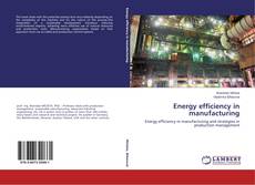 Copertina di Energy efficiency in manufacturing